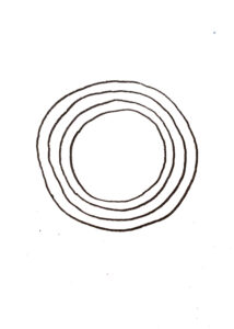 Circles drawing, 2021
