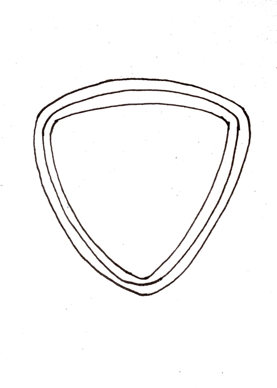 Rounded Triangle drawing, 2021